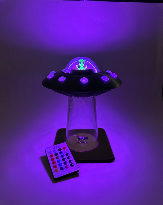 レア アート ワーク スタジオ スペースエイジ アルミニウム UFO型