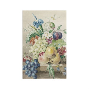 Fruits and Flowers Tea Towel