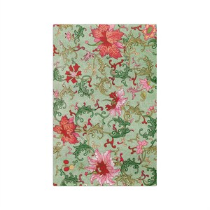 Flower Illustration Tea Towel