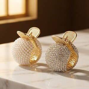 Chanel Gold Hair Clip - Etsy display picture 3