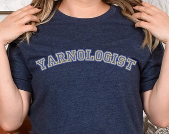Yarnologist T-Shirt, Funny Knitting Gift, Yarn Lover Tee