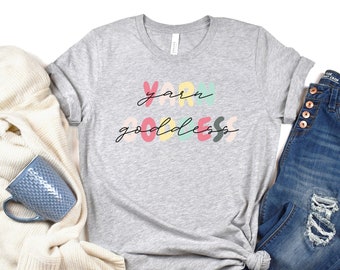Yarn Goddess T-Shirt, Knitting Lover Gift