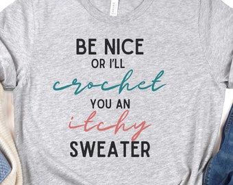 Funny Crochet T-Shirt, Yarn Lover Gift