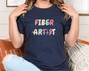 Fiber Artist T-Shirt, Funny Knitting Crochet Gift