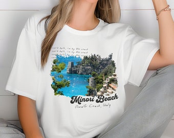 Camisa Comfort Colors da Costa Amalfitana: Camiseta Vintage Italiana