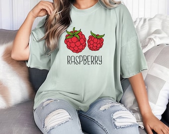 Camiseta com estampa de framboesa: Comfort Colors Berry Tee