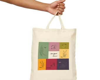 Sacola de Israel de sete espécies, sou israel chai, presente judaico, povo de Israel ao vivo, presente Rosha Hashanah, feriado judaico, sacola de presente sukkot