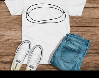 Camiseta com a tira de Moebius: camiseta matemática geek, presente científico