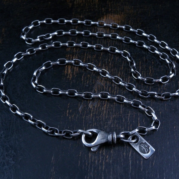 Rolo Chain Silver - Etsy