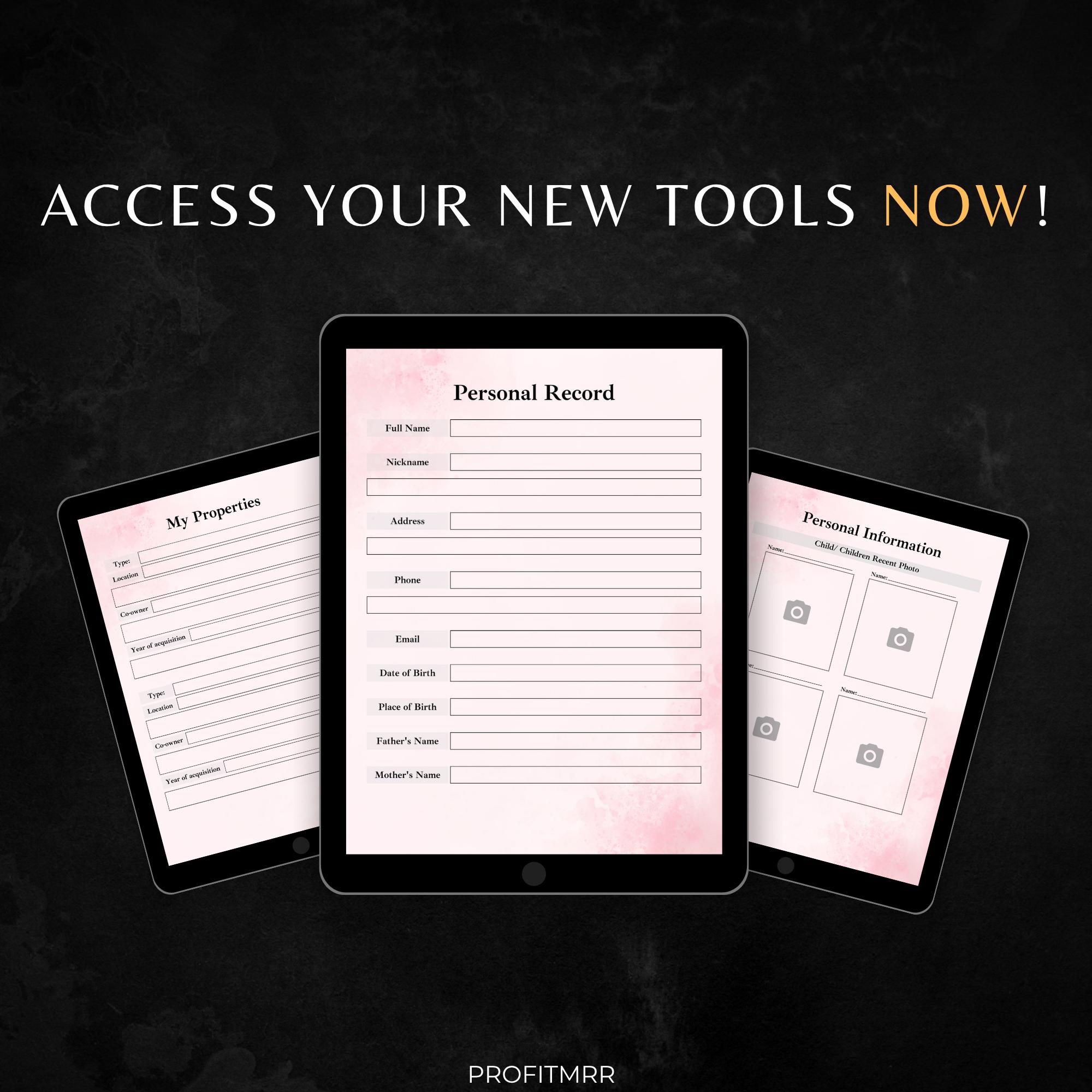 End of Life Planner PLR & MRR, Canva Templates, Self Care Journal, Plr ...
