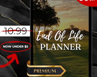 End of Life Planner PLR & MRR, Canva Templates, Self Care Journal, Plr Planners, Plr Products, Digital Download, Digital Products Resell