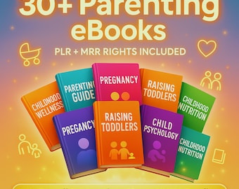 30+ Parenting eBooks PLR MRR Bundle | Child Care, Pregnancy, Parenting & Family Guides | Resell Rights, Plr ebooks, Plr products bundle