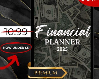 2025 Haushaltsplaner PLR & MRR, Canva Vorlagen, Geldmanagement-Tools, Spar-Tracker PLR, PLR Budget-Tracker, Plr Planer Produkt