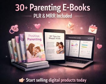 30+ Parenting eBooks PLR MRR Bundle | Child Care, Pregnancy, Parenting & Family Guides | Resell Rights, Plr ebooks, Plr products bundle