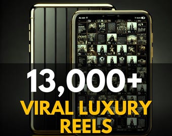13,000+ Viral Luxury Rich Lifestyle Videos Reels, Cars, Yacht, Plane, Millionaire, Instagram, YouTube, TikTok, Digital Marketing, MRR, PLR