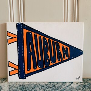 Custom Pennant Painting - Etsy