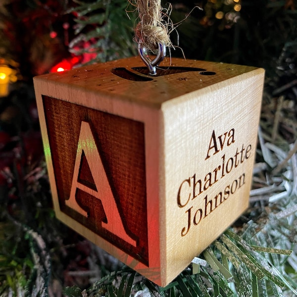 Baby's First Christmas Ornament, Birth Statistics Christmas Ornament, Personalized Baby Christmas Ornament, Newborn Christmas Ornament
