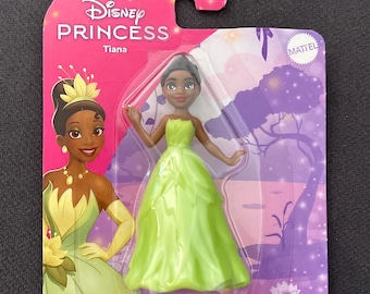 Disney Princess Collectible Figurine Tiana Character Mini Doll Figure Cake Topper or Party Favor Disney Princesses Princess and the Frog