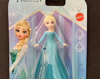 Disney Princess Collectible Figurine Elsa Character Mini Doll Figure Cake Topper or Party Favor Disney Princesses Frozen