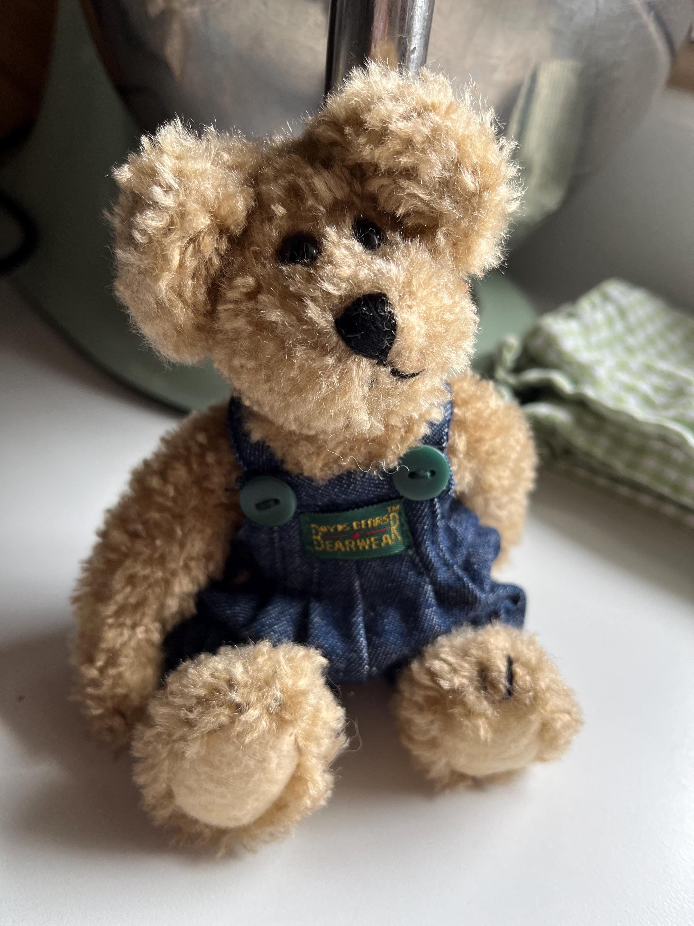 Vintage Stuffed Bears in Overalls - Etsy