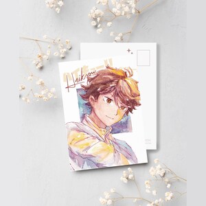 Cartolina anime ad acquerello - Haikyu!! (Oikawa Tooru)