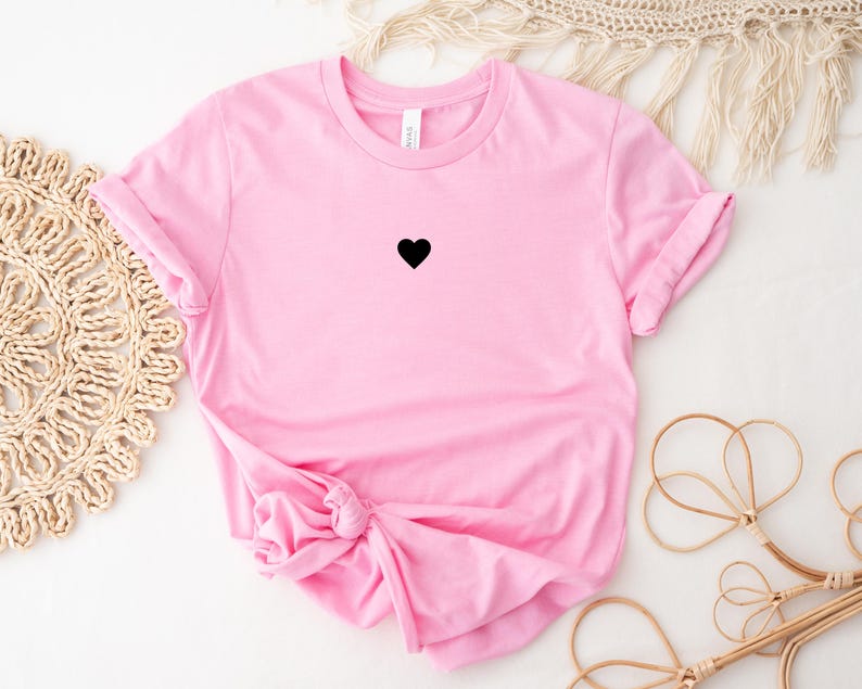Heavy Cotton Heart Small T-Shirt