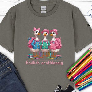 Goose T-Shirt, Silly Goose, First Grade, First Day of School, First Day of School Gift, Finally First Class, Welcome to School, Back to School Shirt