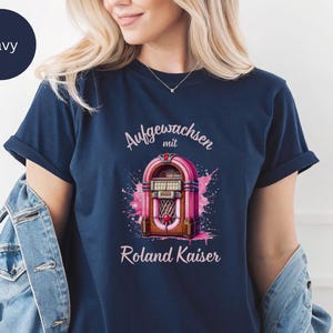 I più grandi successi di Roland Kaiser, T-Shirt Jukebox, Anni '80 e '70, Successi Schlager, Regalo per i fan di Roland Kaiser, Crescere, Maglietta da concerto