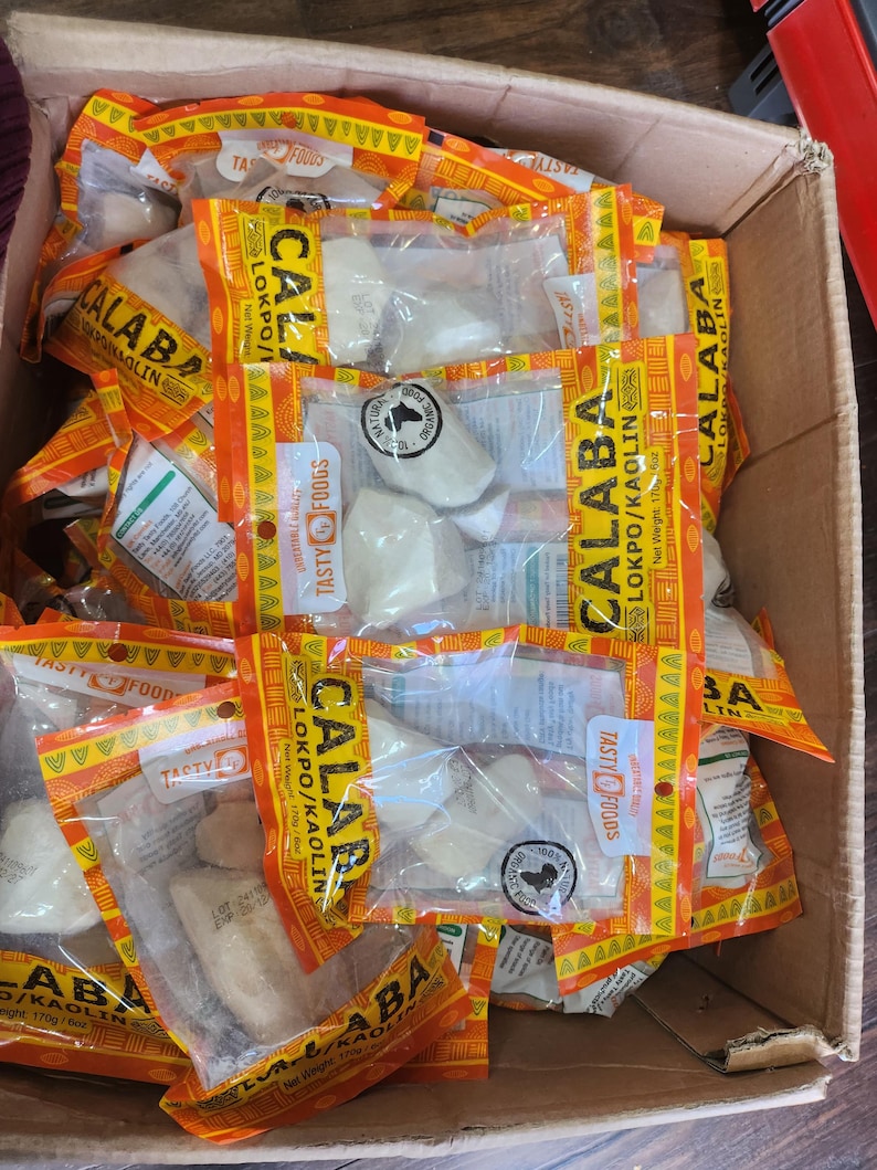 2x 170g Tast Tast Edible Clay Calaba Shile,calaba Kaolin (original ...