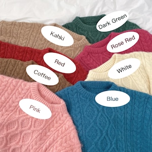 Pink Perfection Cable Knit Sweater