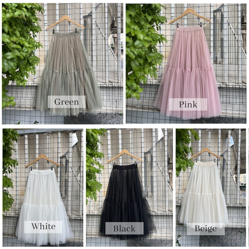Split Maxi Skirt - Forest Green