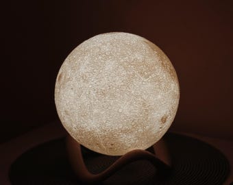 Multicolor moon lamp