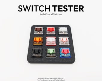Choc v1 Switch Testing Kit (Kailh, flache mechanische Schalter)
