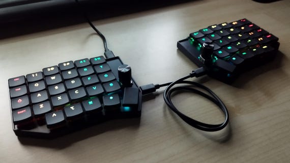 Sofle Choc Pro Split Keyboard - Ergonomic Keyboard With 58 Keys - Etsy