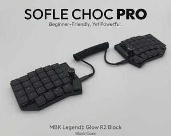 Softle Choc Pro Split Keyboard – Ergonomisches Keyboard mit 58 Tasten