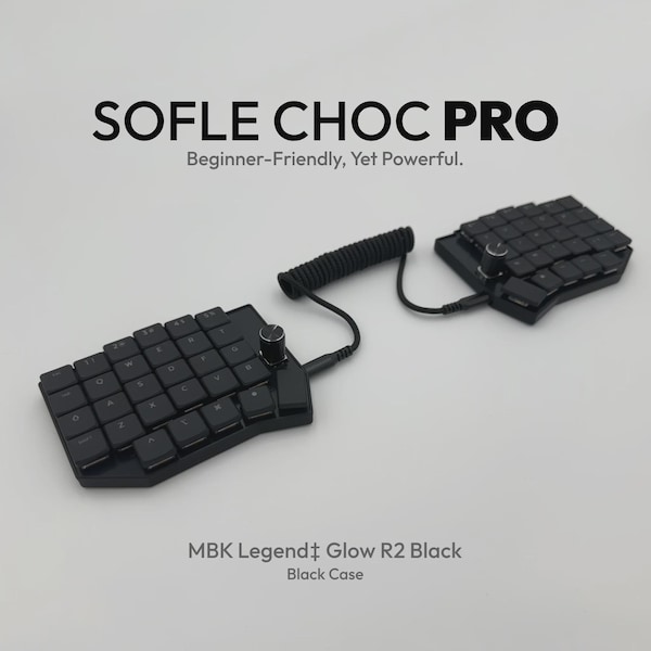 Sofle Choc Pro Split Keyboard - Ergonomic Keyboard with 58 keys