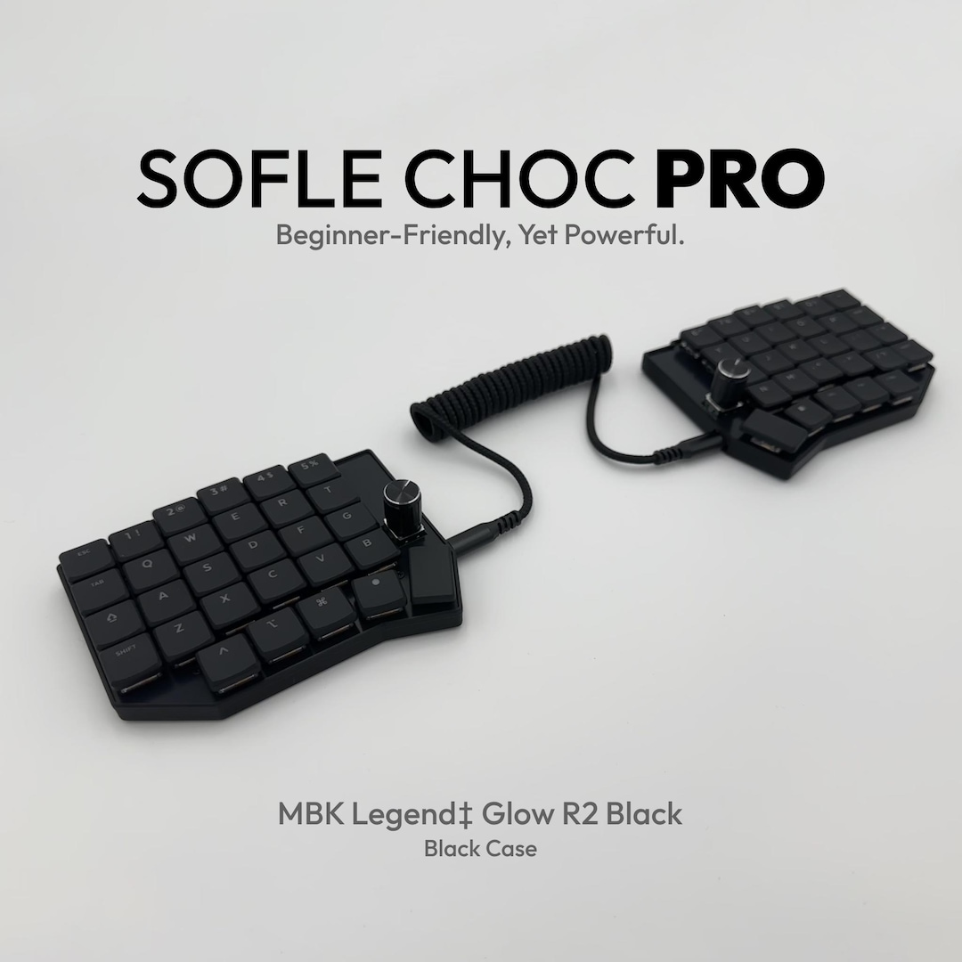 Sofle Choc Pro Split Keyboard - Ergonomic Keyboard With 58 Keys - Etsy