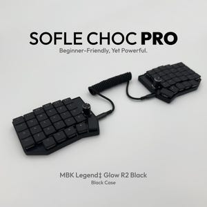 Sofle Choc Pro Split Keyboard - Ergonomic Keyboard with 58 keys