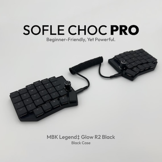 Sofle Choc Pro スプリットキーボード - 58キーのエルゴノミック