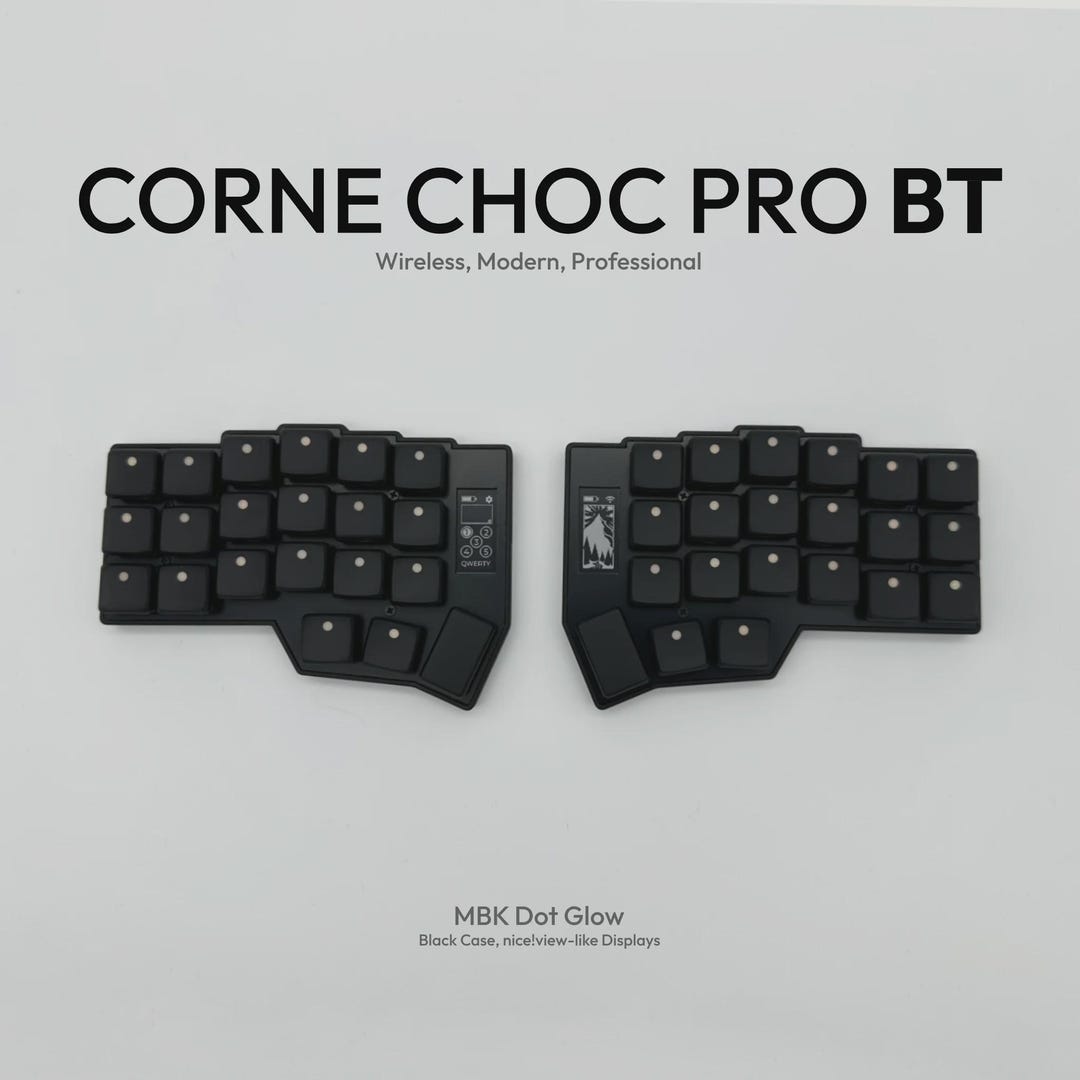 Corne chocolate v4 無線（USBワイヤレス） Wireless Corne V4 Bluetooth Split Keyboard - Etsy