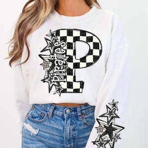 PIRATES png, Pirates digital for sublimation & dtf, checker school spirit png, Pirates school spirit png, checker Pirates png
