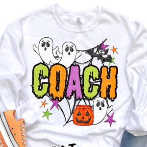 COACH png, Halloween-coach digital för sublimering och dtf, läskig coach png, coach digital, spökcoach png, Halloween-karriär png