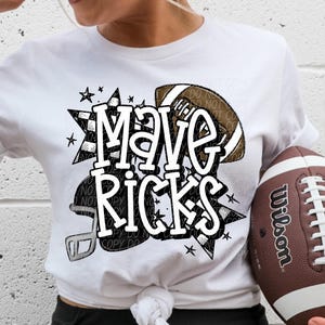 MAVERICKS FOOTBALL png, Mavericks football digital for sublimation & dtf, Mavericks png, Mavericks Game Day png, football mom png