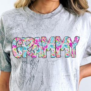 GRAMMY png, Grammy bright flowers png, Grammy Mothers Day png, Grammy digital for sublimation & dtf, Grammy floral png