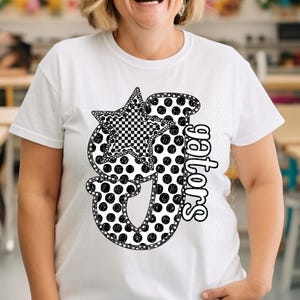 GATORS png, Gators School Spirit digital for sublimation & dtf, Gators dot png, dot school spirit png, Gators mascot pg, Gators digital