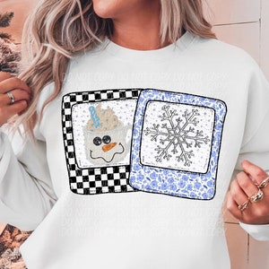 WINTER digital für sublimation & dtf, Schneetag png, Let it snow png, Schneemann png, Schneeflocken png, Wintervibes png, Baby ist kalt