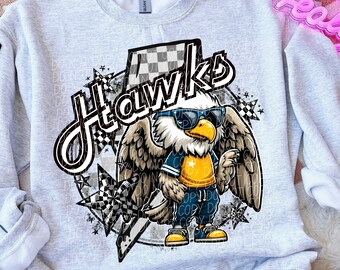 HAZLET HAWKS Baseball Sublimated Batting Jacket HAZLET HAWKS Baseball Sublimated Batting Jacket