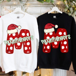 MOUNTAINEERS CHRISTMAS Spirit digital für Sublimation & dtf png, Weihnachtsschulgeist png, Bergsteiger Schule png, Bergsteiger png