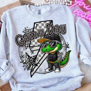 GATORS GAME DAY digital for sublimation & dtf png, gators school spirit png, retro gators png, checker school spirit, gators game day
