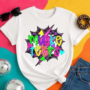 MUSKETEERS png, Musketeers digital for sublimation & dtf, bright school spirit png, Musketeers school spirit png, 80&#39;s badgers png